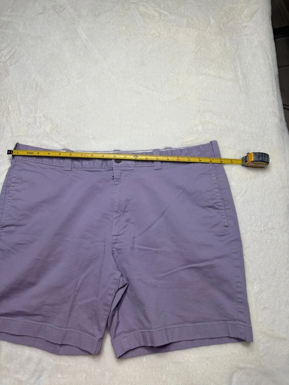 J. Crew Men’s Lavender Flat-Front Chino Shorts